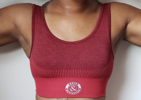 Admit To Be Fit Bra In Maroon