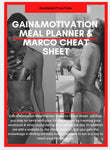 Macro Cheat Sheet & Meal Planner