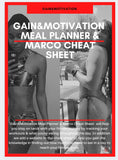 Macro Cheat Sheet & Meal Planner